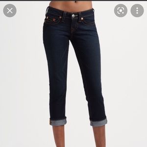 💝 True Religion Lizzy Dark Blue Jeans